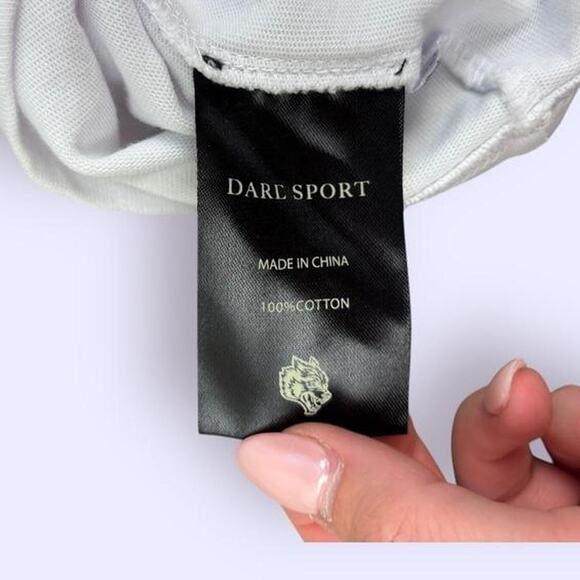 Darc Sports Wolves Brothers And Sisters In Iron Size XL White Red - Picture 5 of 7